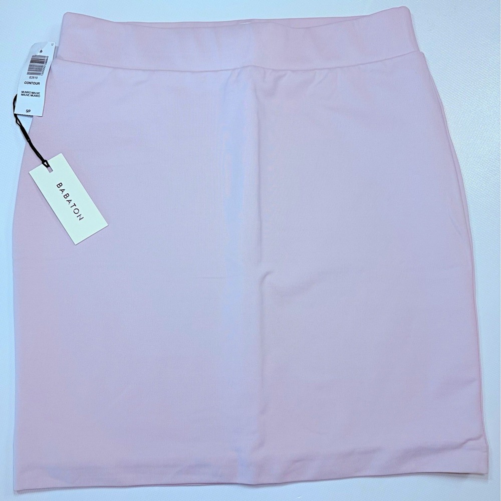 Aritzia Babaton Contour Mini Skirt Small Munro Mauve Bodycon NWT